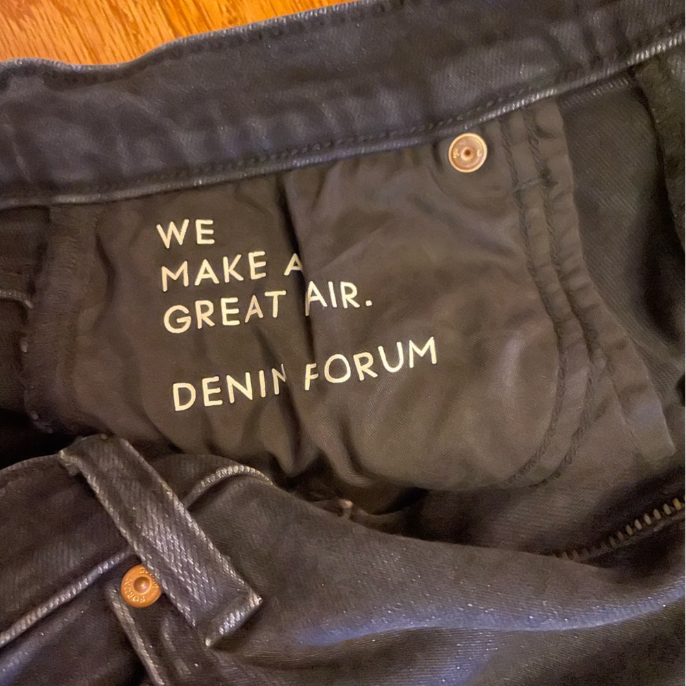 Denim Forum Black Flare Jeans - Picture 5 of 9